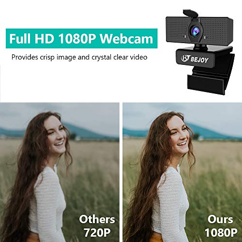 BEJOY Webcam de diffusion 1080p avec double – Image 2