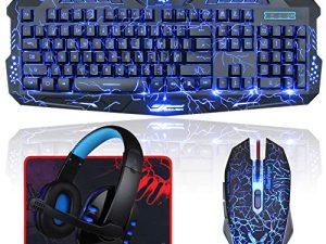 Clavier et souris de jeu rétroéclairés BlueFinger