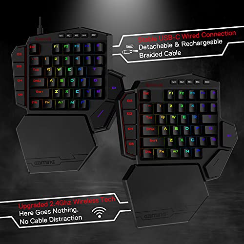 Clavier mécanique sans fil à une main – Image 2