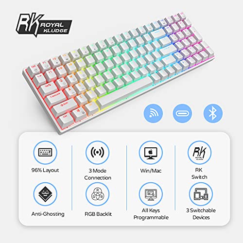 RK ROYAL KLUDGE RK100 2.4G Clavier Mécanique – Image 2