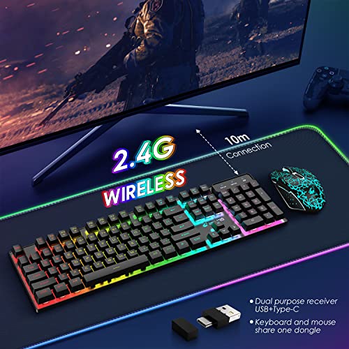Combo clavier et souris de jeu sans-2
