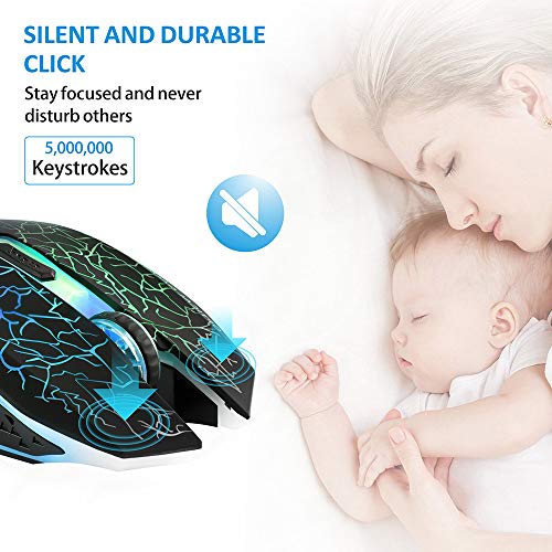 Souris de jeu sans fil TENMOS M2, – Image 2