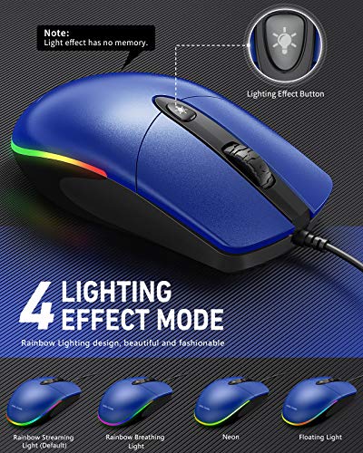 Souris filaire avec design ergonomique réduisant la – Image 2