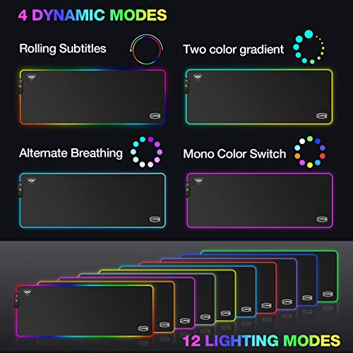 Tapis de souris de jeu CP3 RGB-2