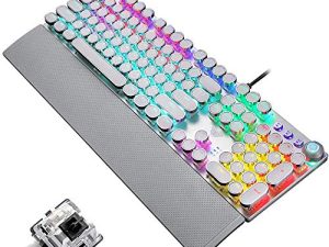 Clavier de jeu mécanique rétro Steampunk