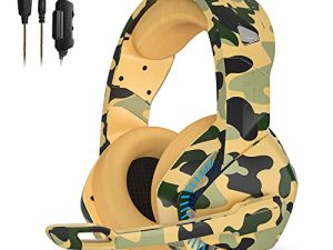 PHOINIKAS Casque de jeu PS4 avec son