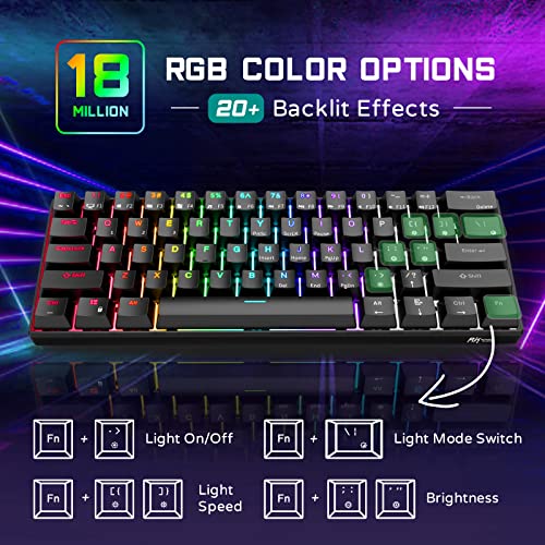 RK ROYAL KLUDGE RK61 filaire 60% clavier – Image 2
