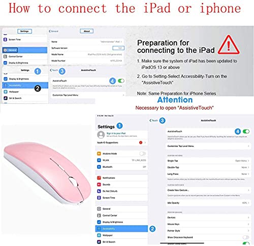 Souris Bluetooth sans fil rechargeable pour MacBook – Image 2