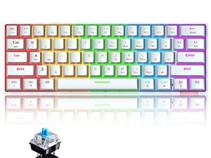 Clavier de jeu mécanique filaire sans fil
