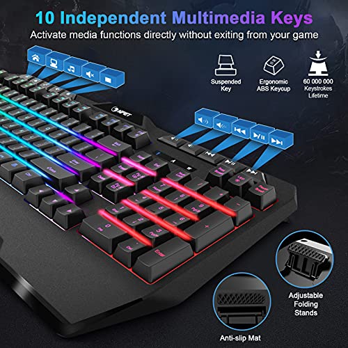 NPET K32 Clavier de jeu sans fil – Image 2