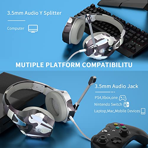 PHOINIKAS Casque de jeu filaire pour commutateur – Image 2