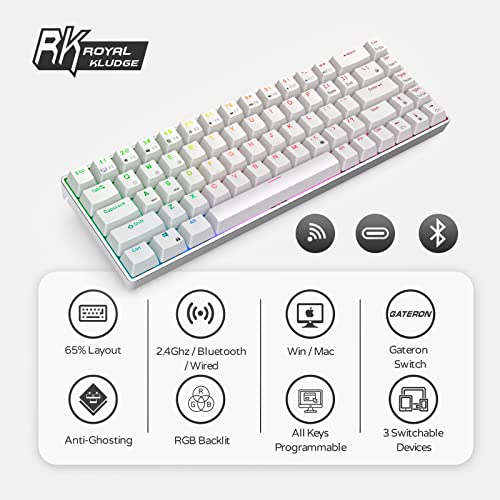RK ROYAL KLUDGE RK68 Pro Clavier mécanique – Image 2
