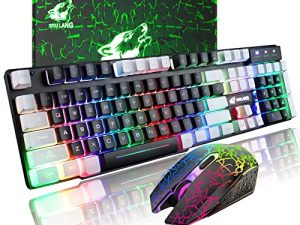 Clavier de jeu sans fil et souris