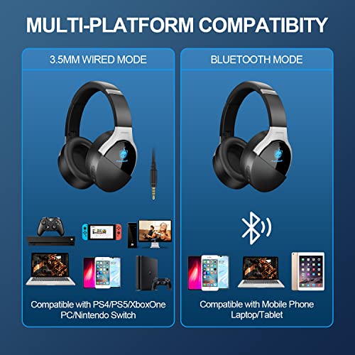 Casque de jeu YOTMS PS5 avec microphone, – Image 2