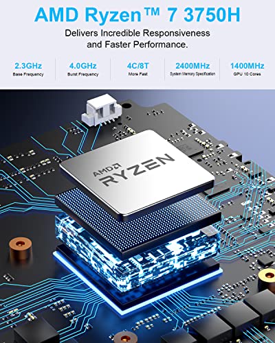 Mini PC Ryzen 7 3750H Processeur AMD-2