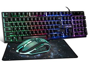 Combo clavier et souris filaire LED de