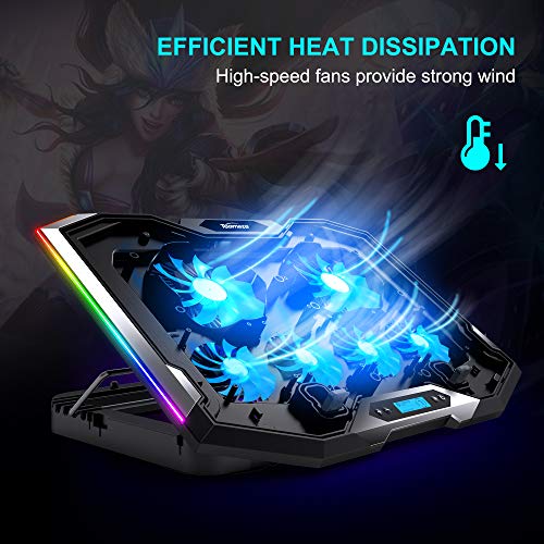TopMate C11 Laptop Cooling Pad RGB Gaming – Image 2
