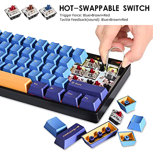 Ussixchare GK61 Nautilus 60% clavier mécanique clavier – Image 2