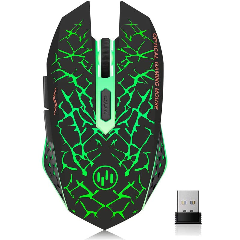 VEGCOO C12 Souris de jeu sans fil