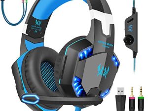 Casque de jeu avec micro pour PC