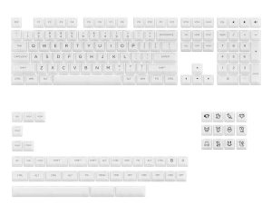 Akko Clear White Keycap Set V2