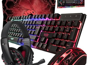 Clavier et souris de jeu et tapis