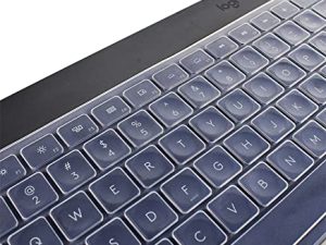 Coque de clavier transparente en silicone compatible
