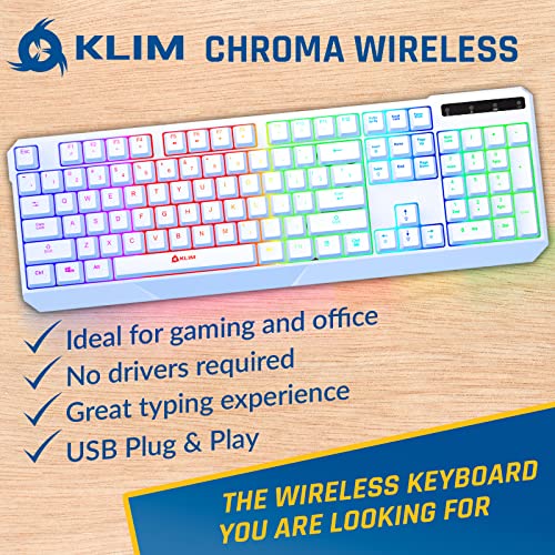 KLIM Chroma Clavier Gamer Sans Fil RVB-2