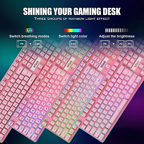 Clavier de jeu sans fil RedThunder K10, – Image 2