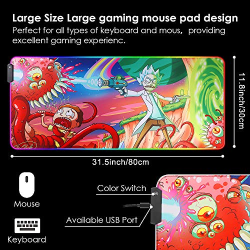 Envysun Tapis de souris RVB Tapis de-2