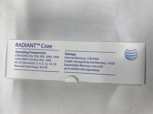 Radiant Core Phone At&t débloqué u304aa 4g-3