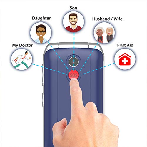 ULEWAY Téléphone à rabat débloqué 3G pour-5