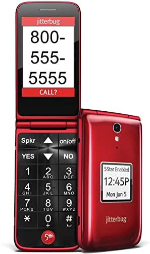 Téléphone portable Jitterbug Flip - Rouge-3