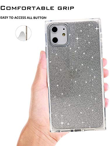 VUIIMEEK pour iPhone 11 Coque Carré Transparent-3
