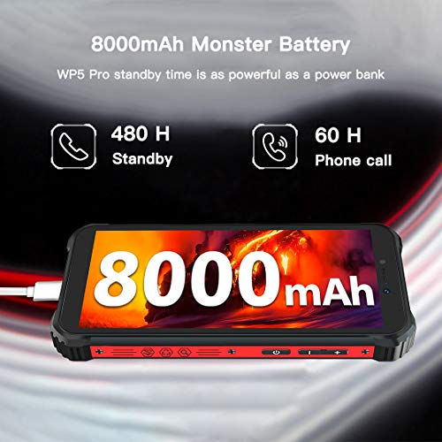 Téléphone portable robuste débloqué OUKITEL WP5 Pro
