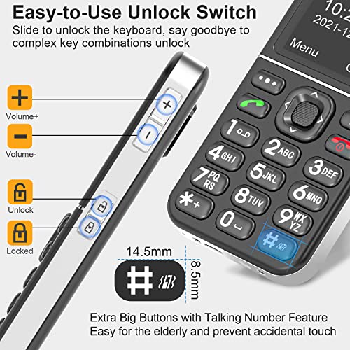 Easyfone T100 4G Téléphone portable débloqué à-3