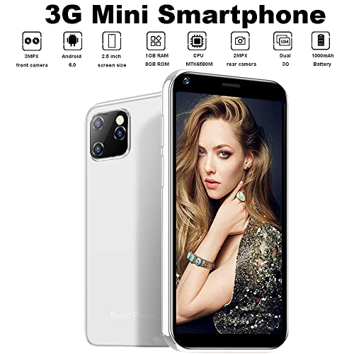 Hipipooo Super Small Mini Smartphone 3G Dual-3