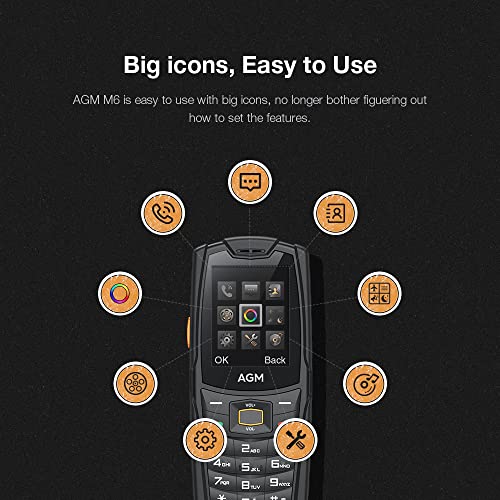 AGM M6 4G Téléphone portable robuste débloqué-5