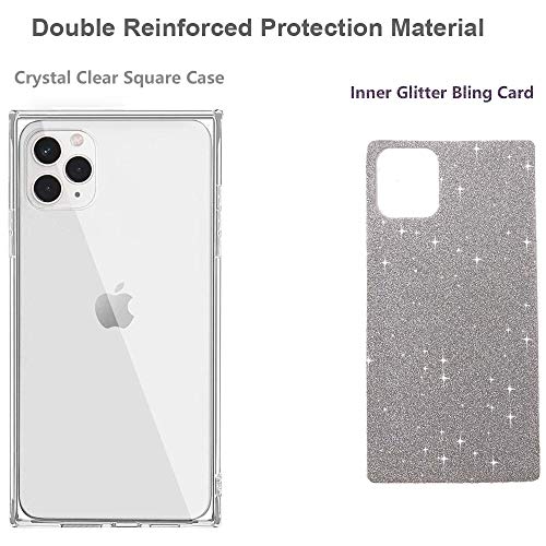 VUIIMEEK pour iPhone 11 Coque Carré Transparent-5