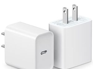 [Lot de 2] Chargeur mural USB C