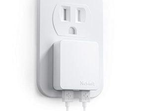 Nekmit Chargeur mural USB plat ultra fin