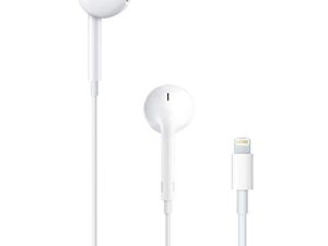 Écouteurs Apple EarPods avec connecteur Lightning. Microphone