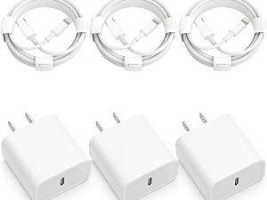 Lot de 3 chargeurs rapides pour iPhone