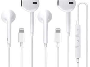 Lot de 2 écouteurs Apple [certifiés Apple