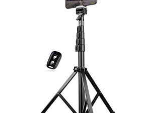 UBeesize 62" Trépied Extensible avec Télécommande Bluetooth