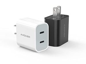 Amoner Lot de 2 chargeurs USB C