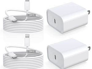 Chargeur iPhone Charge Rapide 3 m [Certifié