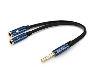KINGTOP Câble adaptateur audio combiné 3