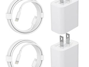 [Certifié Apple MFi] Lot de 2 chargeurs