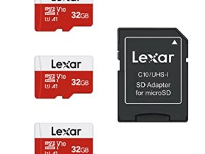 Lexar Lot de 3 cartes micro SD